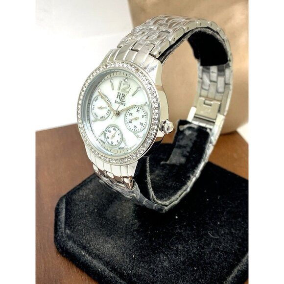 Roberto Bianci Women's Watch RB0840 Valentini Quartz Mother of Pearl Dial Gemmed - Picture 2 of 14